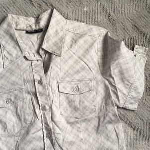 NY&Co Dove Gray Shirt - Perfect Condition